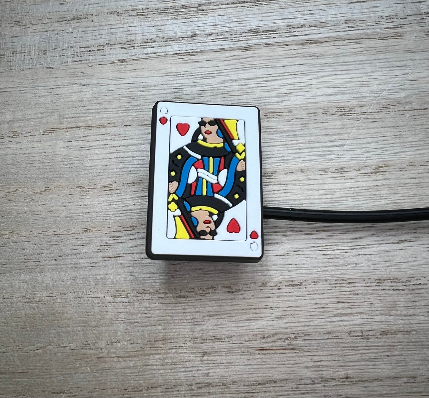 Straw Topper - Queen Card