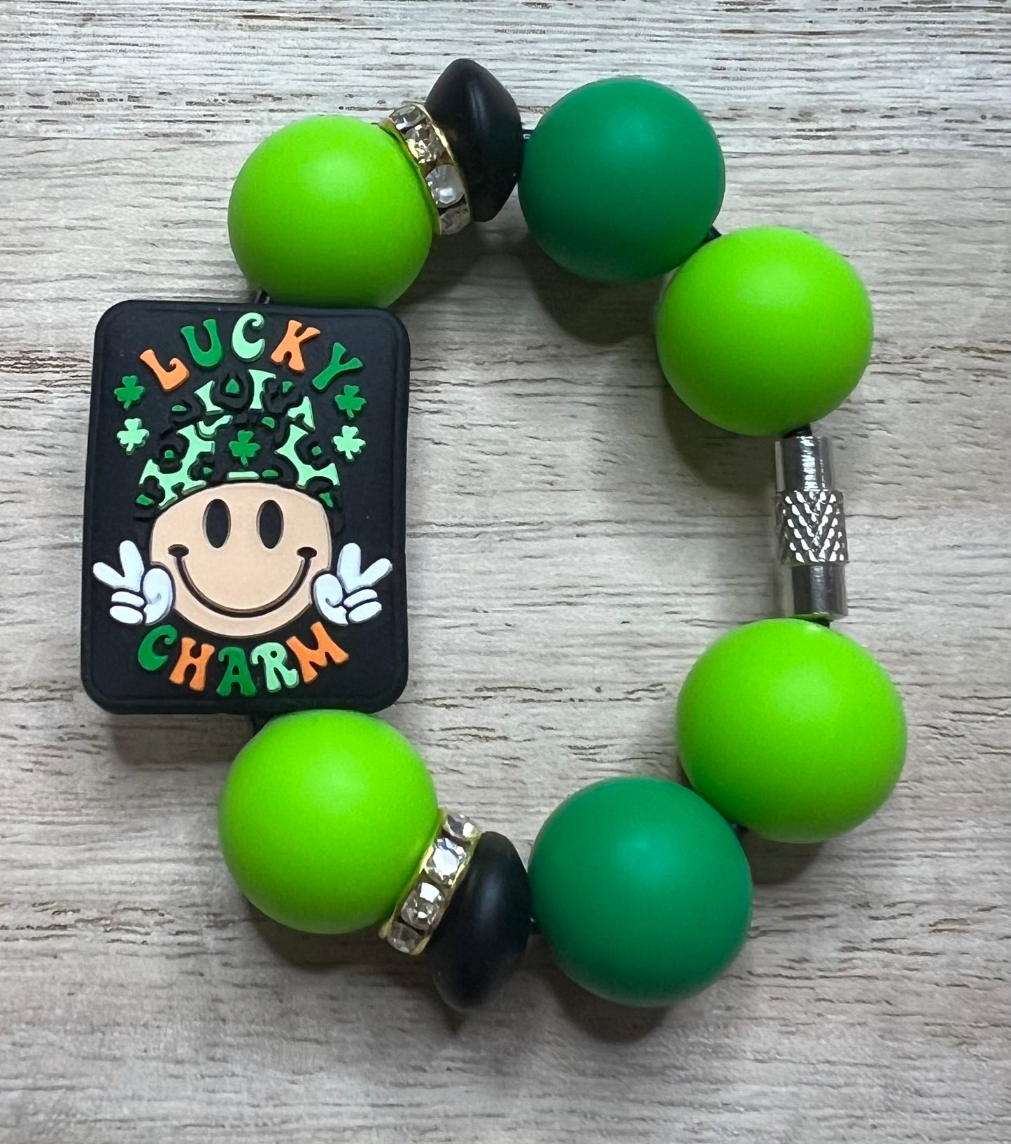 Silicone Charm - Lucky Charm Smiley