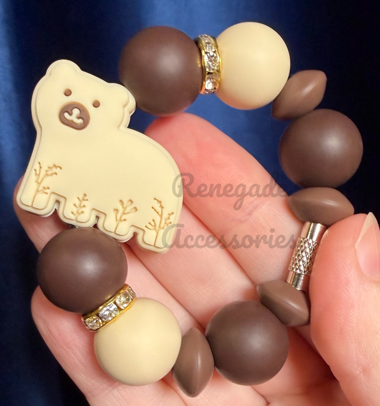 Silicone Charm - Bear