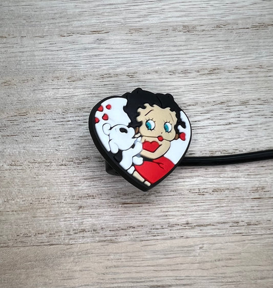 Straw Topper - Betty B Puppy