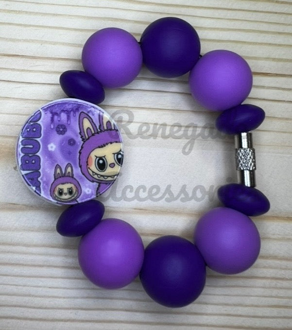 Silicone Charm - Bubu Purple