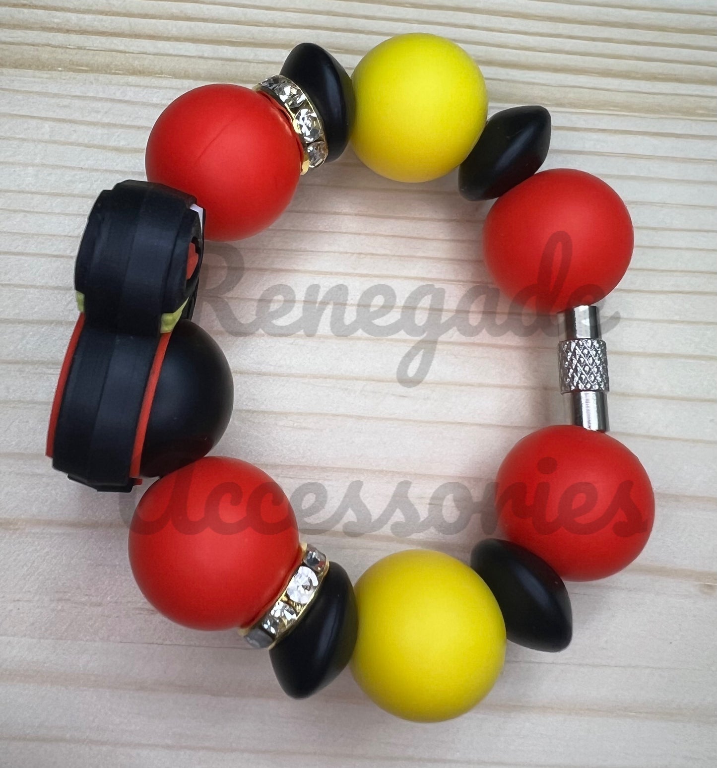 Silicone Charm - Mouse Ears - Wonderland Queen Villain