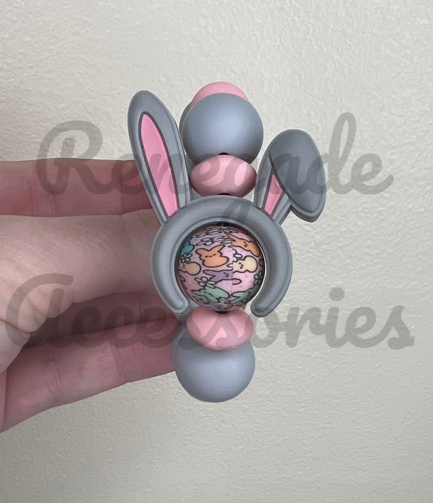 Silicone Charm - Bunny Ears