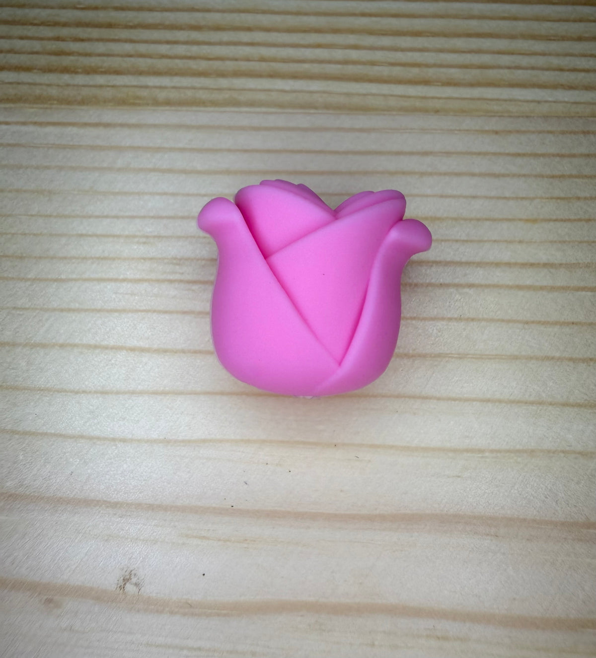 Focal Bead - Pink Tulip