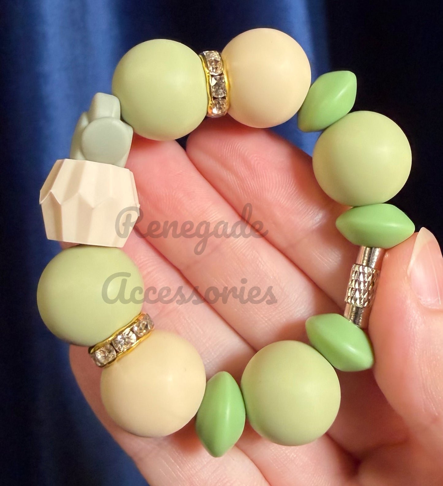 Silicone Charm - Succulent Plant Pot - Light Green
