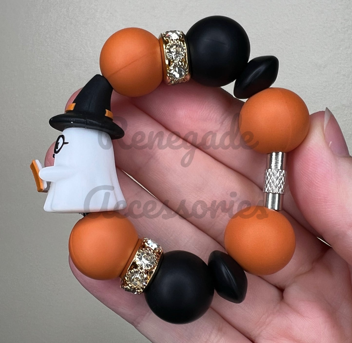 Silicone Charm - Book Ghost
