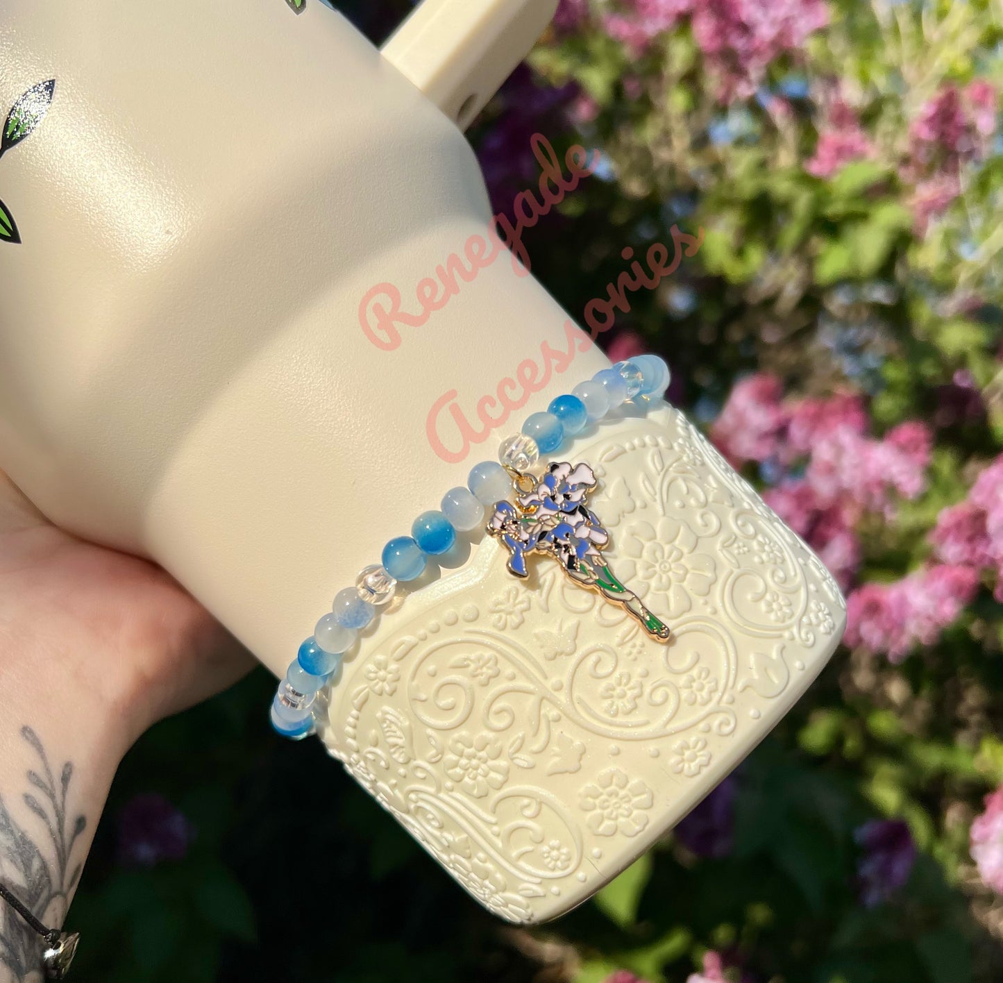 Tumbler Bracelet - Hydrangea - Hydrojug