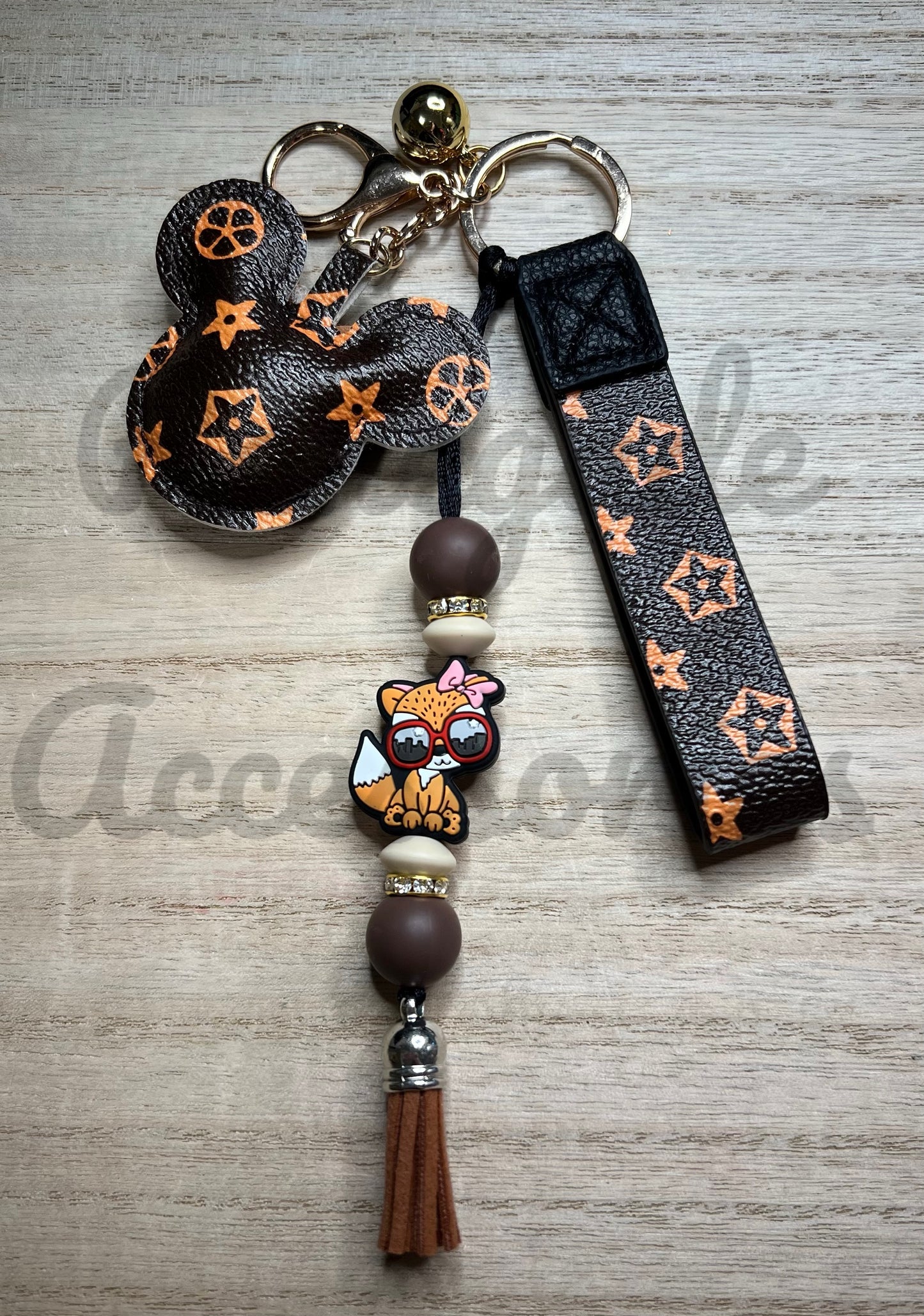 Luxury Keychain - Luxe - Fox