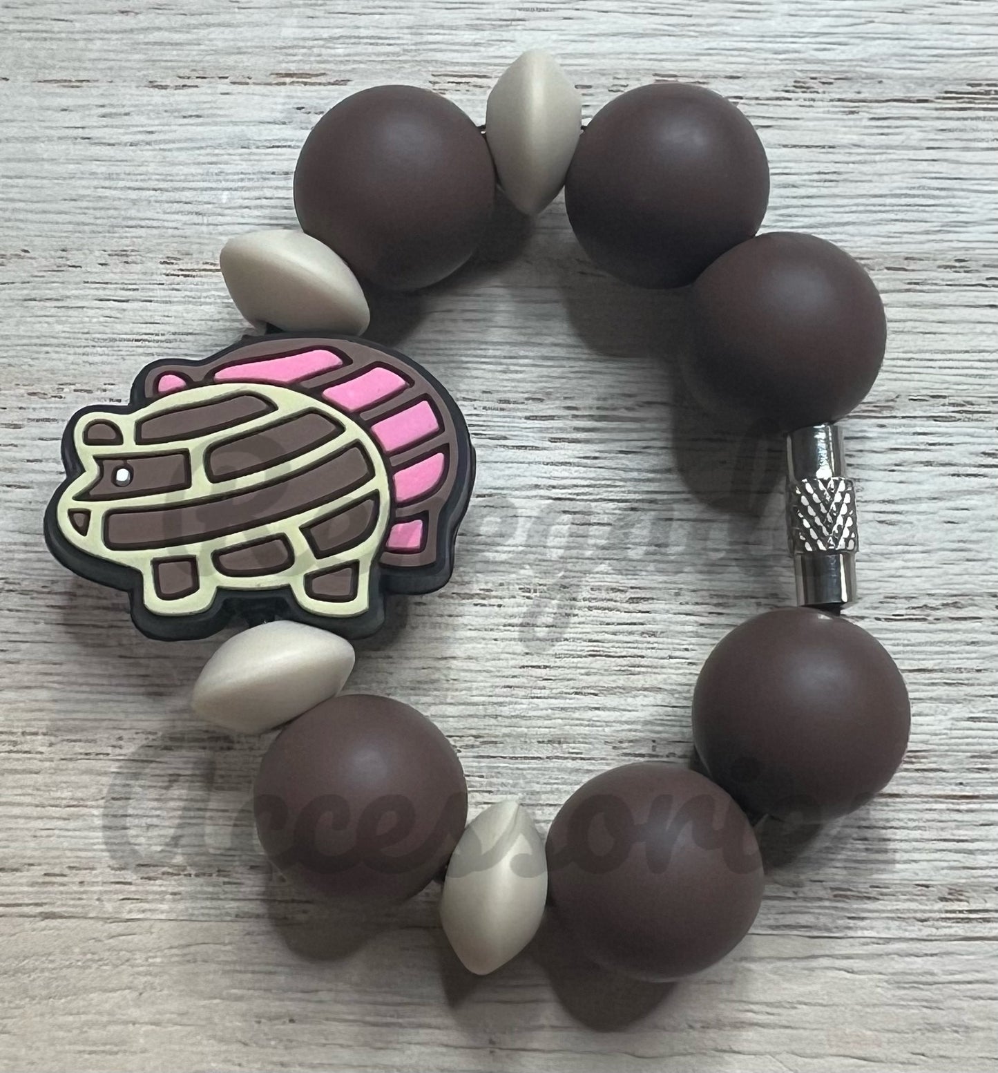 Silicone Charm - Pan/Concha Animal Cookie