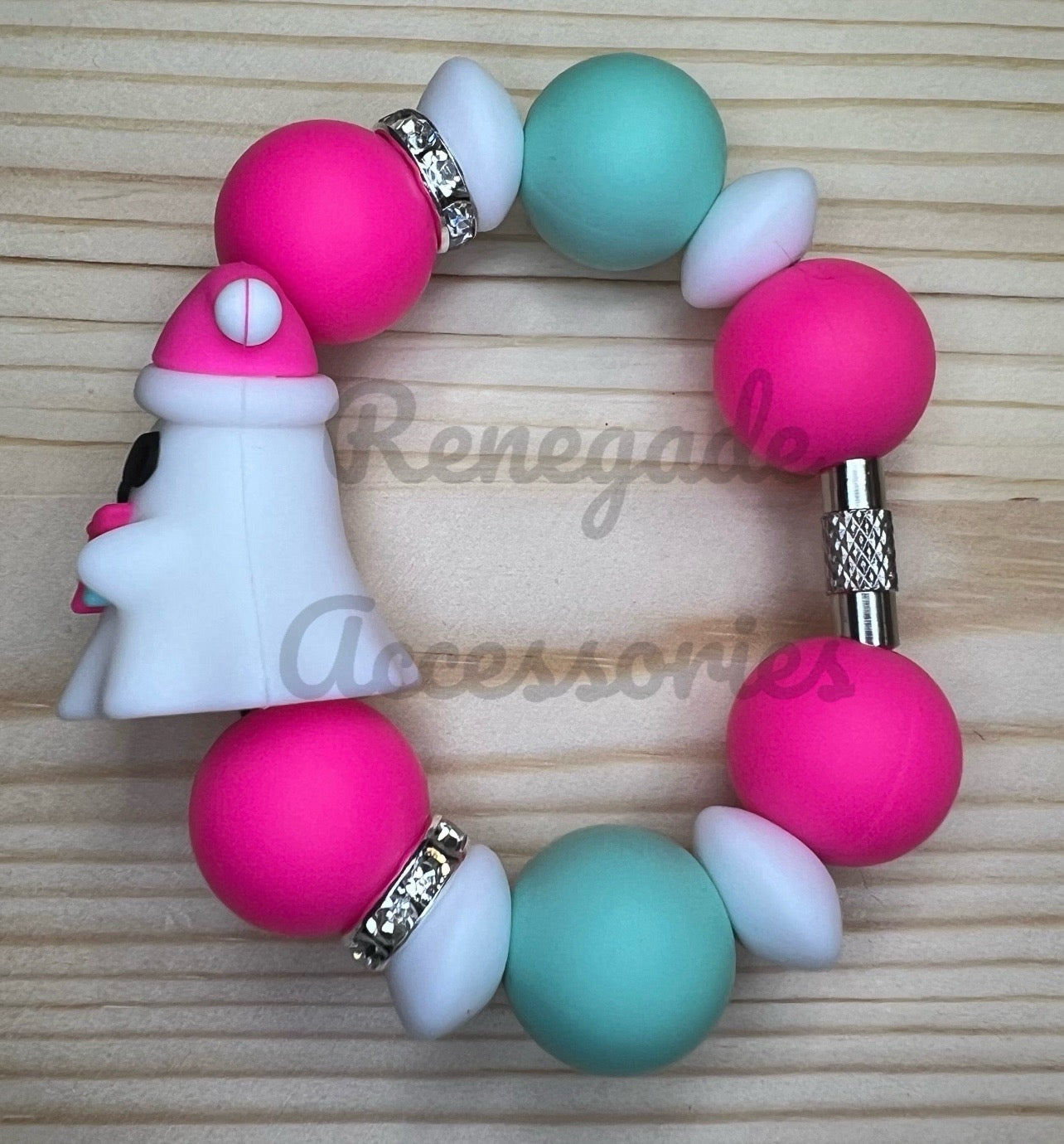 Silicone Charm - Ghost Christmas Box