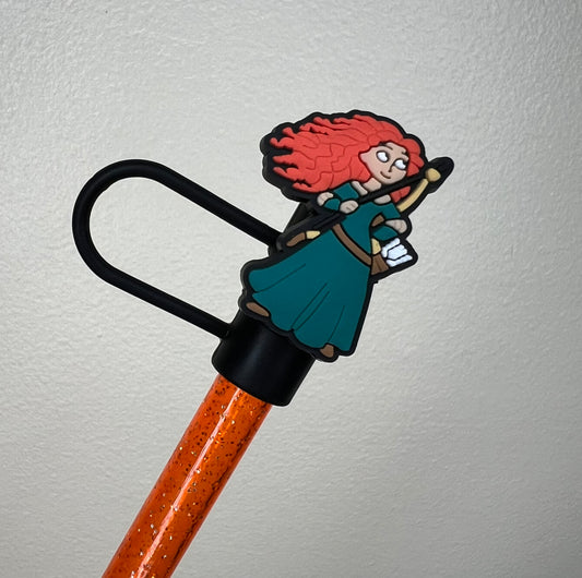 Straw Topper - Brave Character