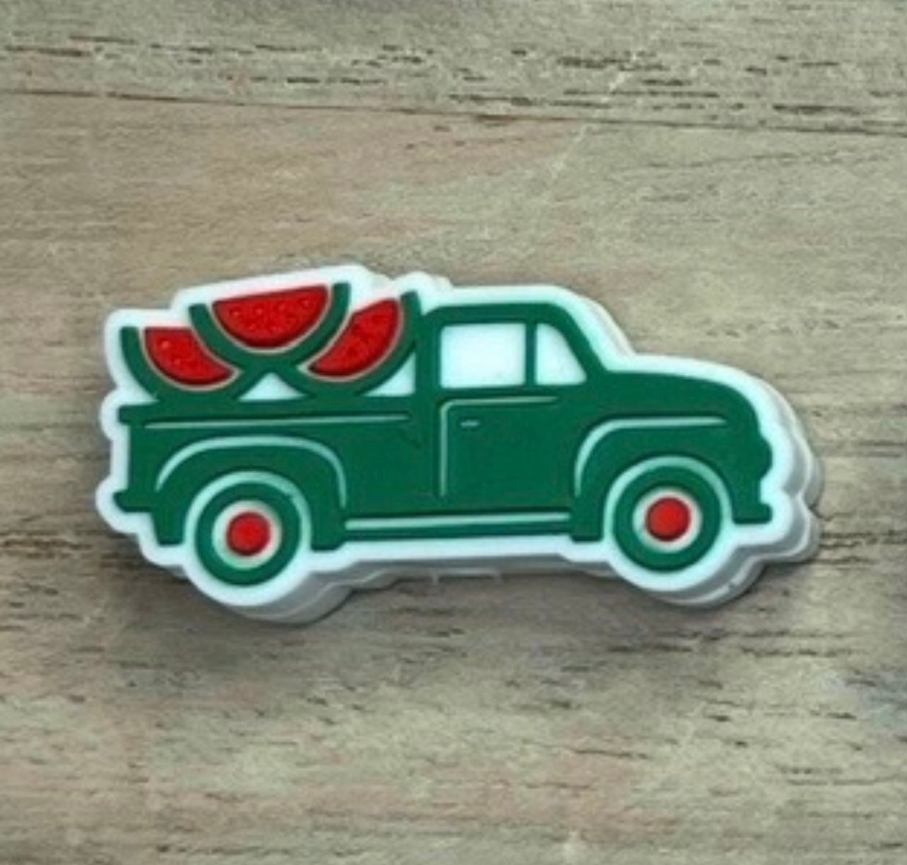 Focal Bead - Watermelon Truck