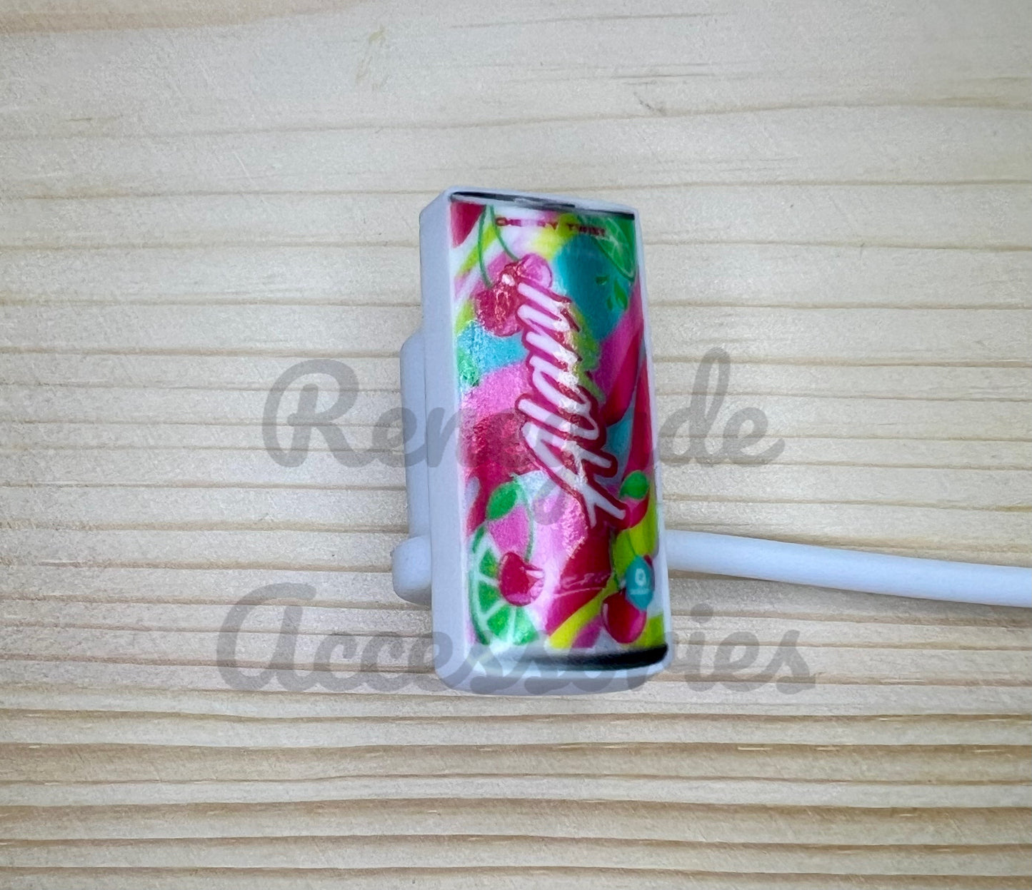 Straw Topper - Cherry Twist Energy Drink