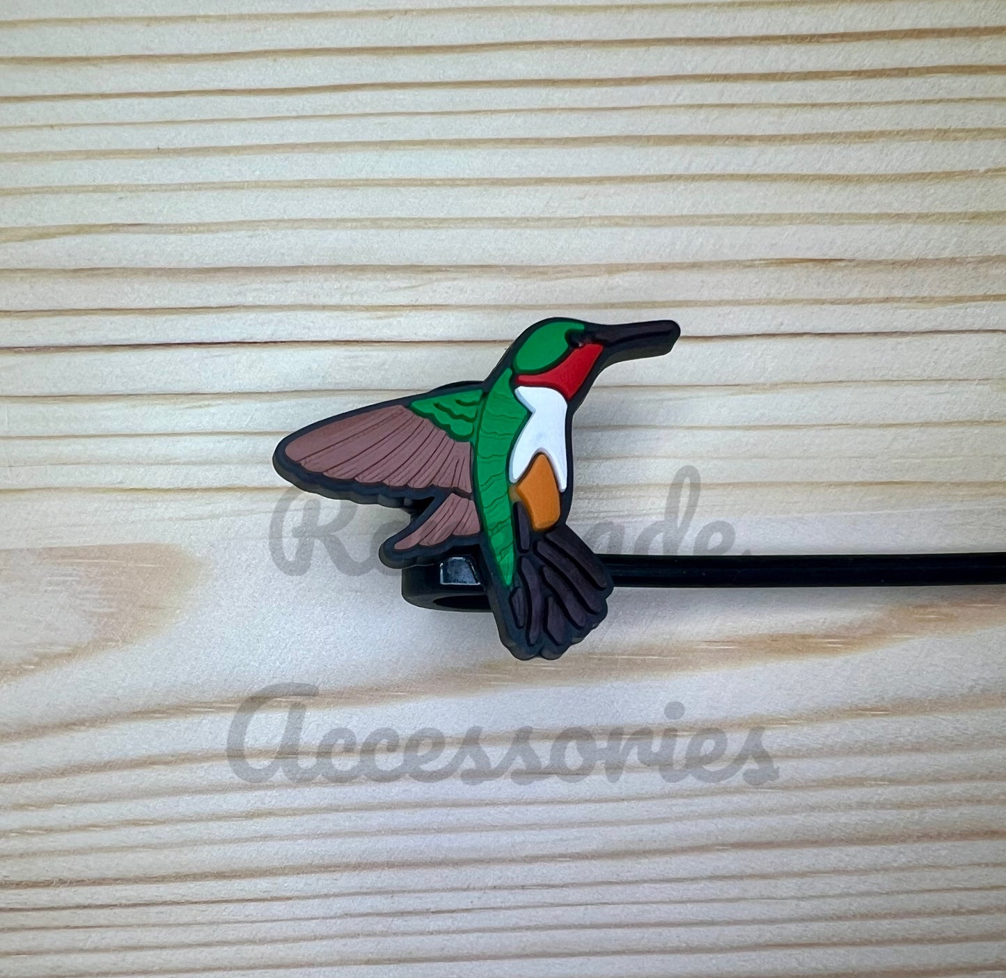 Straw Topper - Hummingbird