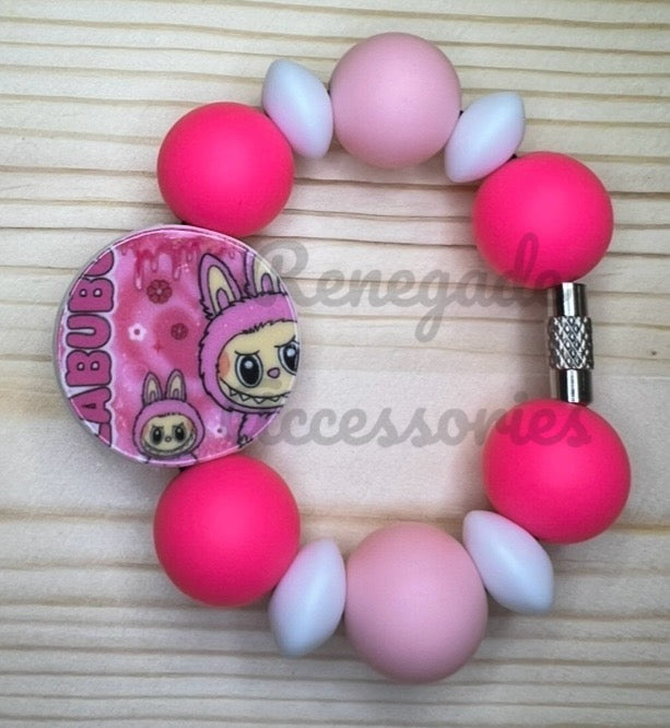 Silicone Charm - Bubu Pink