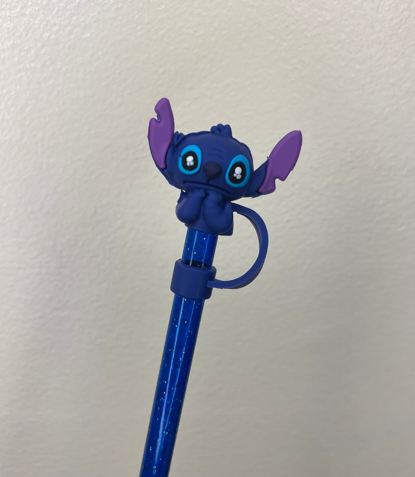 Straw Topper 3D - Blue Alien - Character