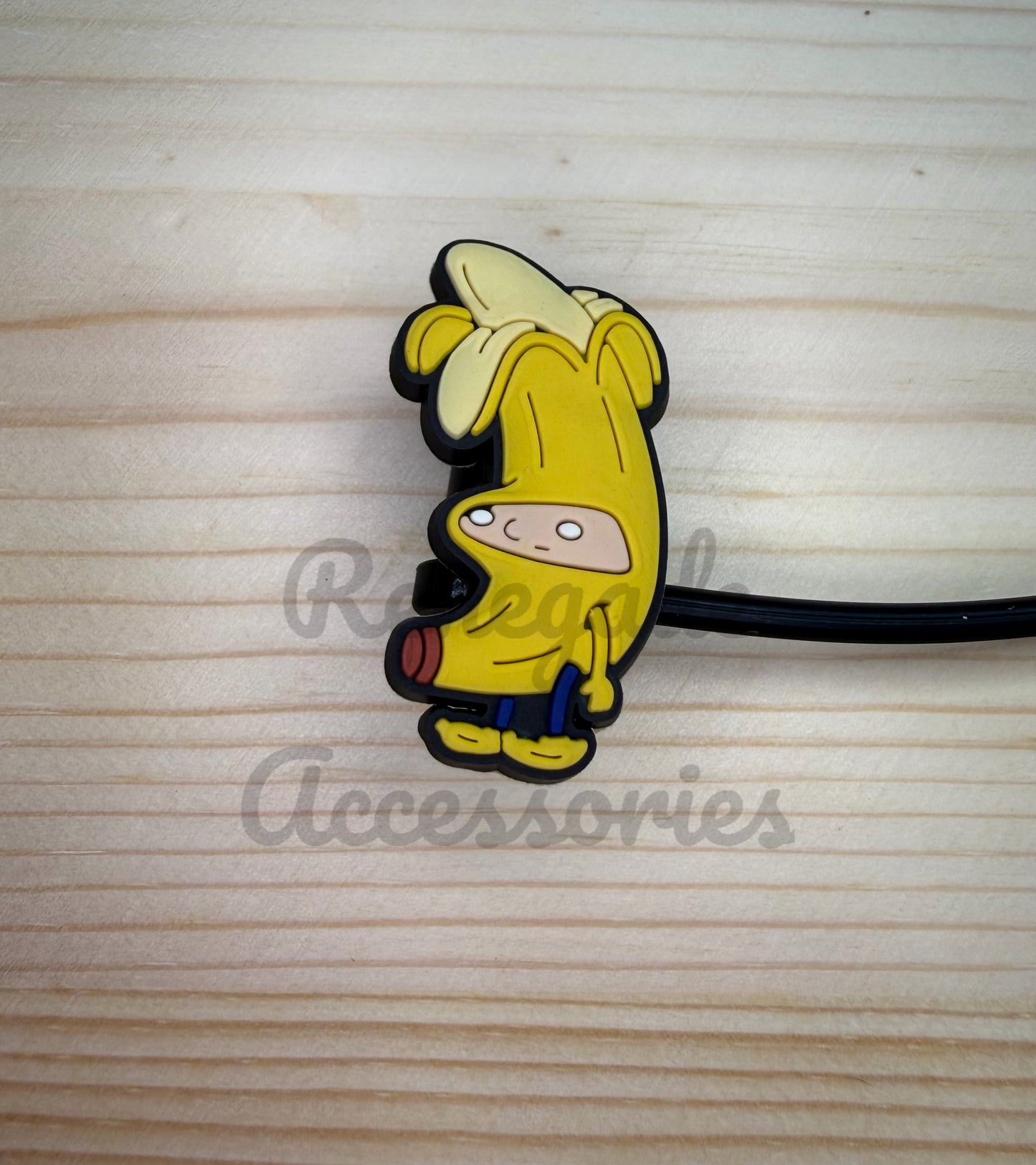 Straw Topper - Arnold Character Banana