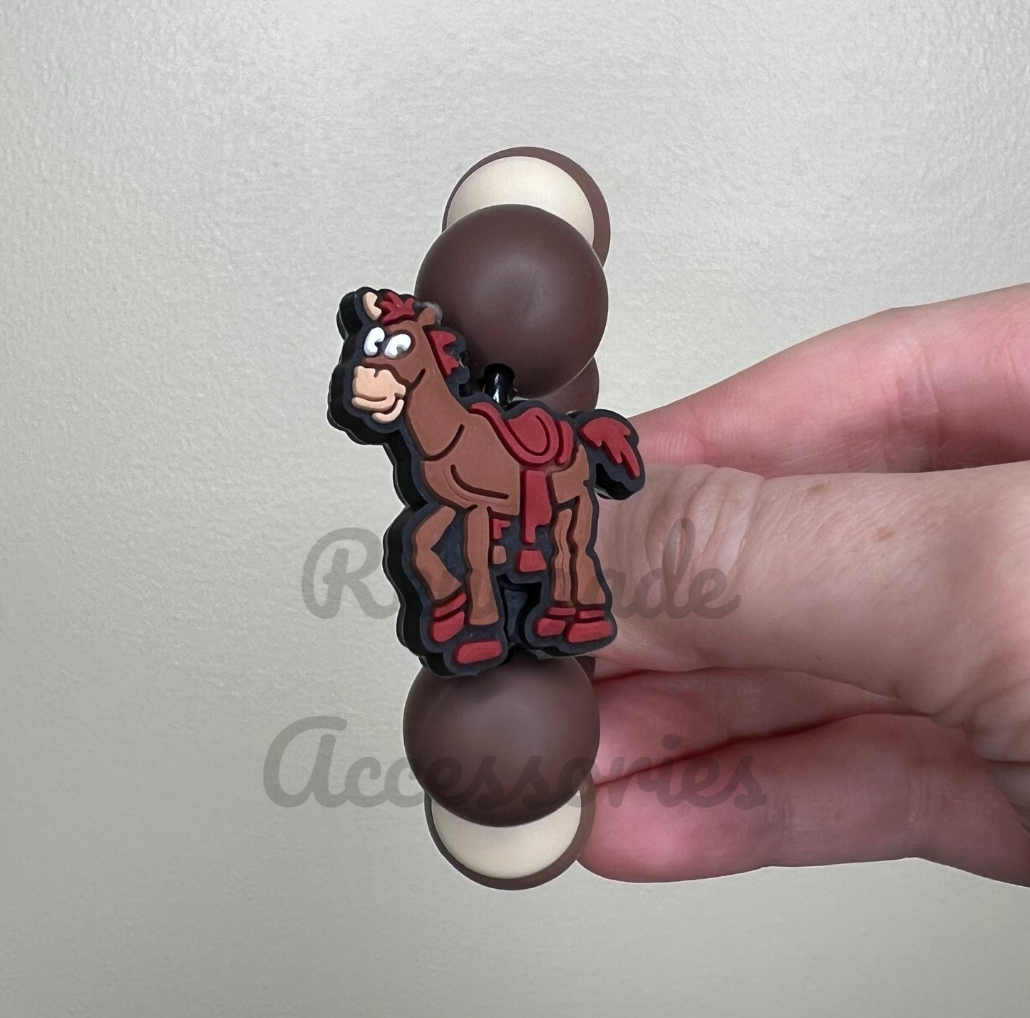 Silicone Charm - Toy Horse Character