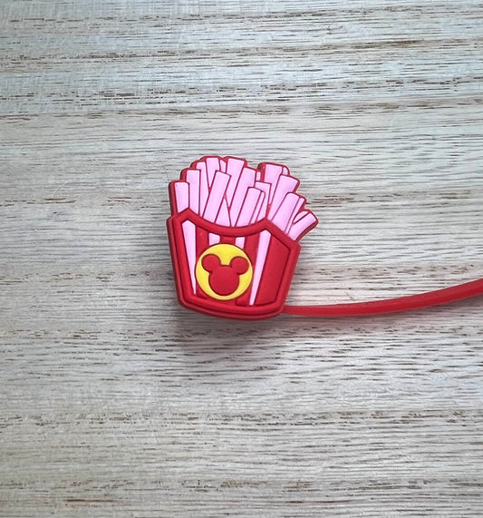 Straw Topper - Mouse Ears Fries