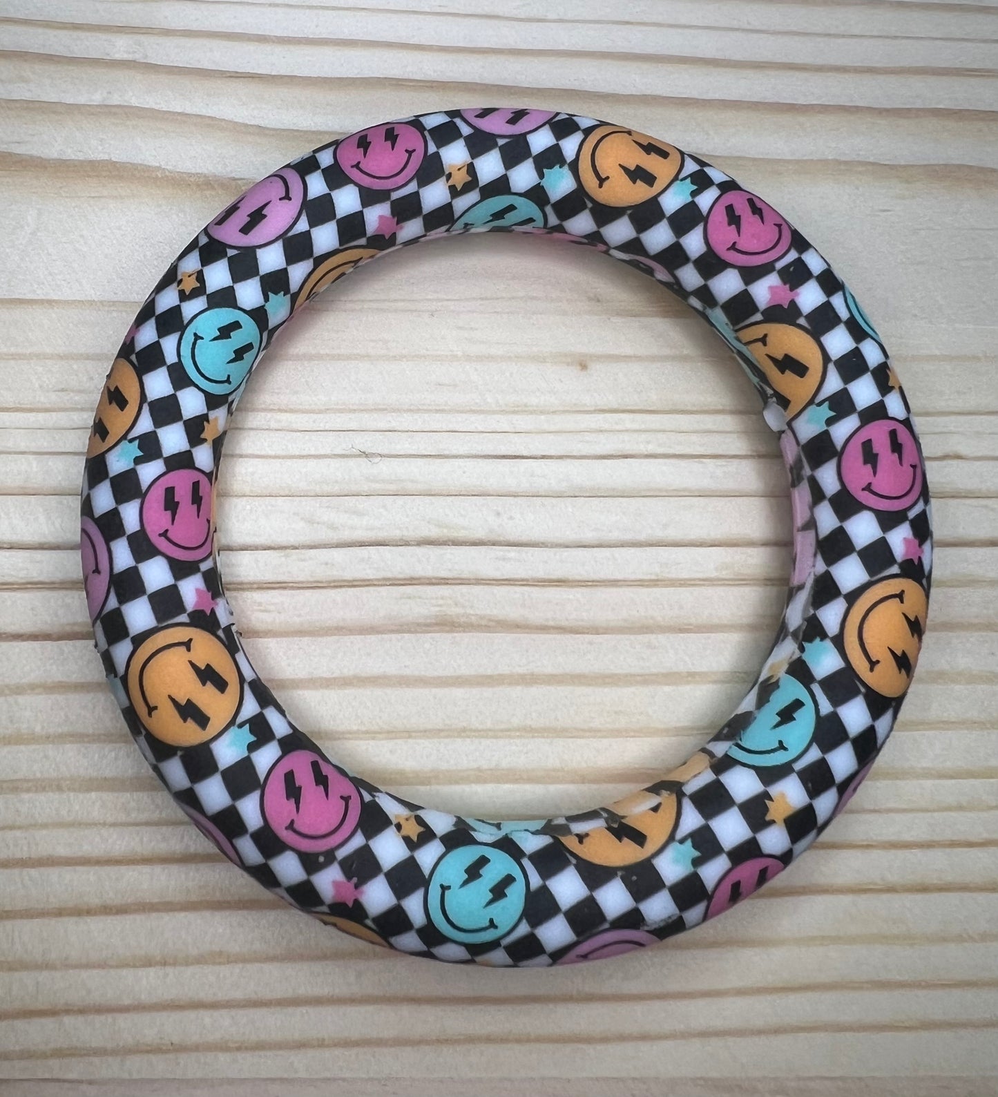 Silicone Ring Smiley Checkers