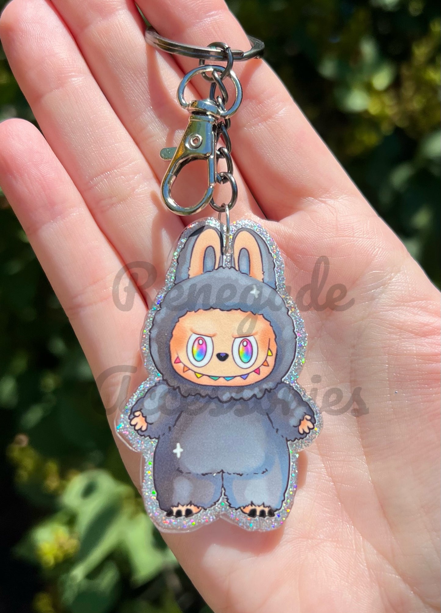 Bubu Keychain Handmade Resin/Acrylic - Secret Energy