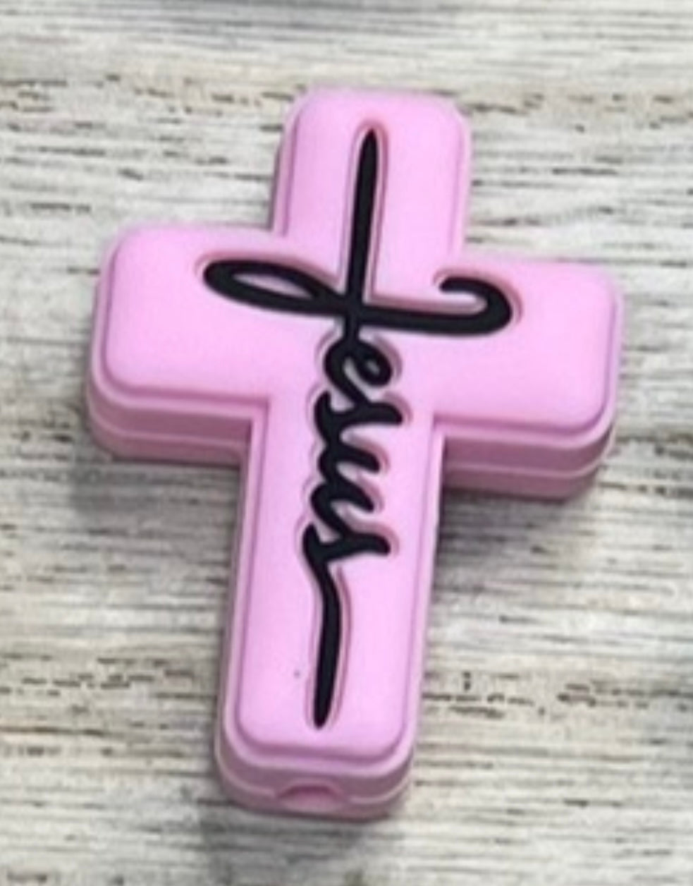 Focal Bead - Jesus Cross - Religion