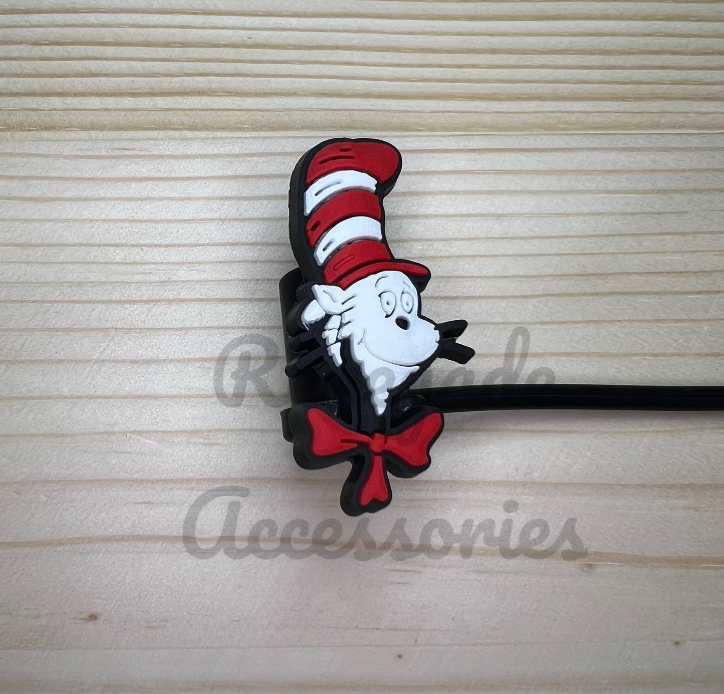 Straw Topper - Seuss Cat