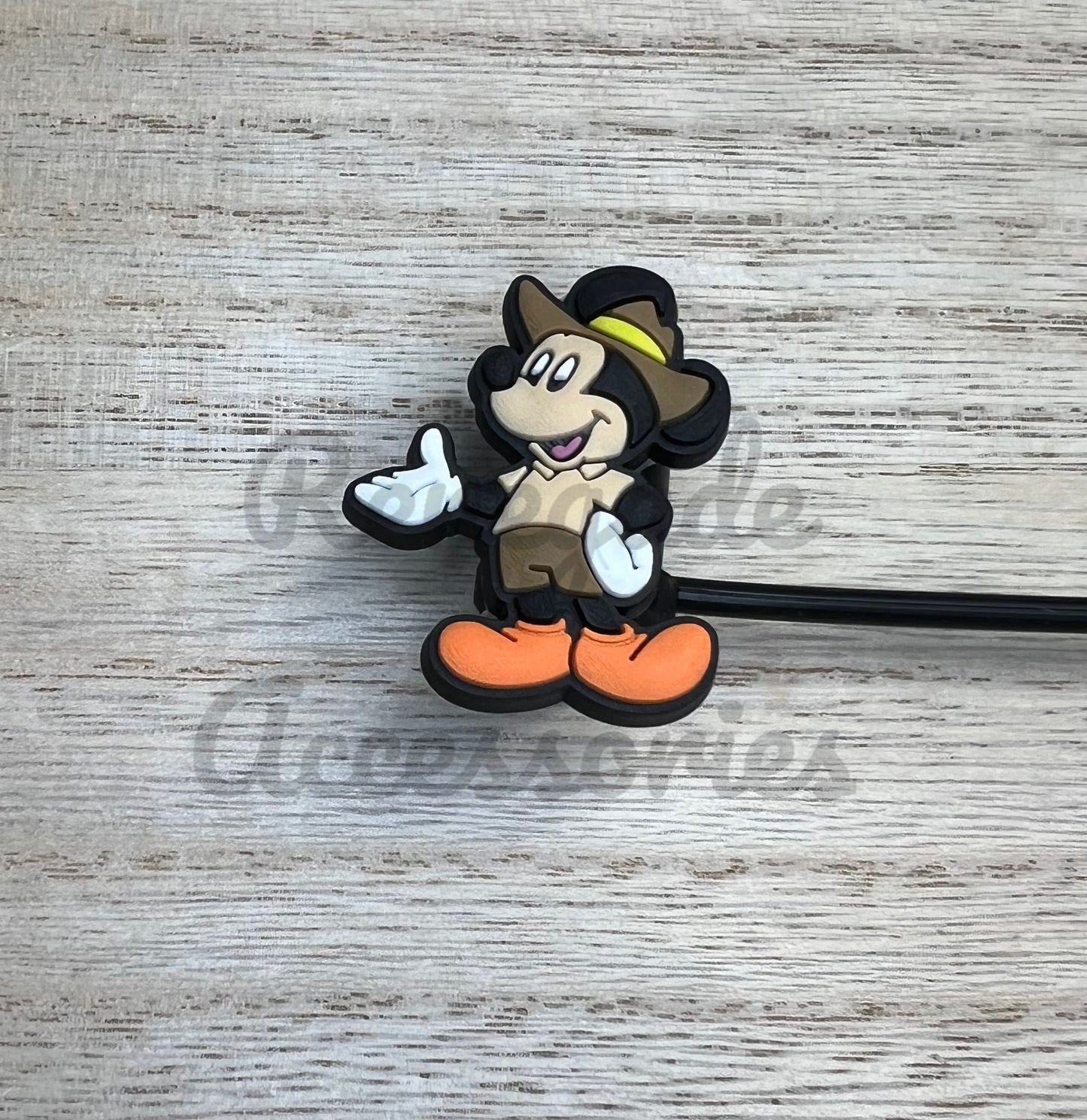 Straw Topper - Mouse Ears Boy