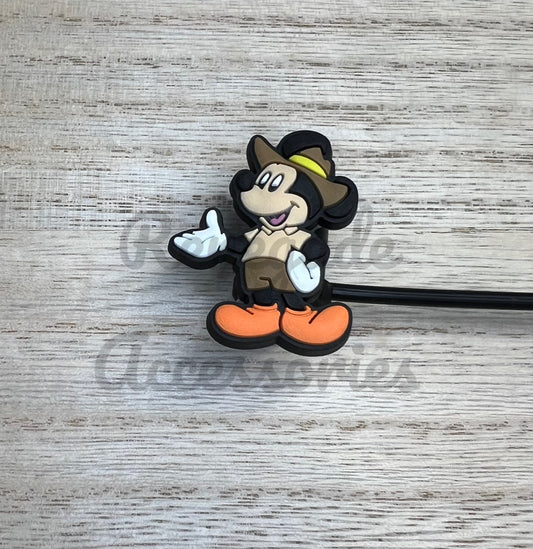 Straw Topper - Mouse Ears Boy