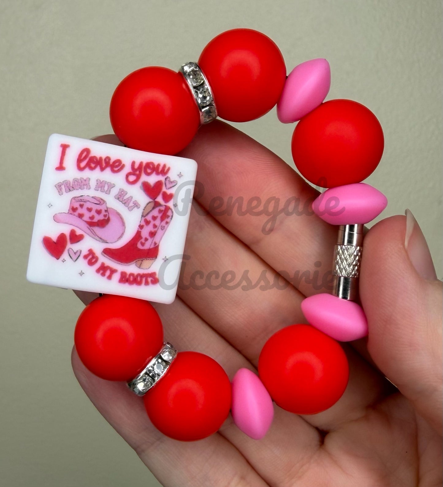 Silicone Charm - From My Hat To My Boots