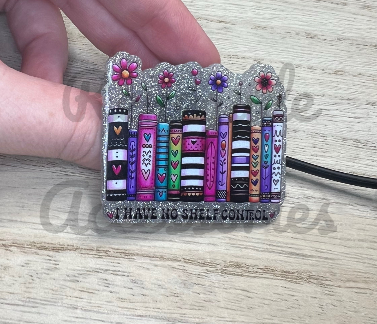 Straw Topper - Acrylic - I Have No Shelf Control