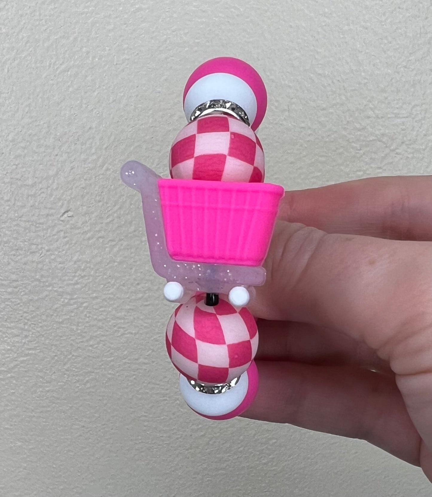 Silicone Charm - Pink Shopping Cart