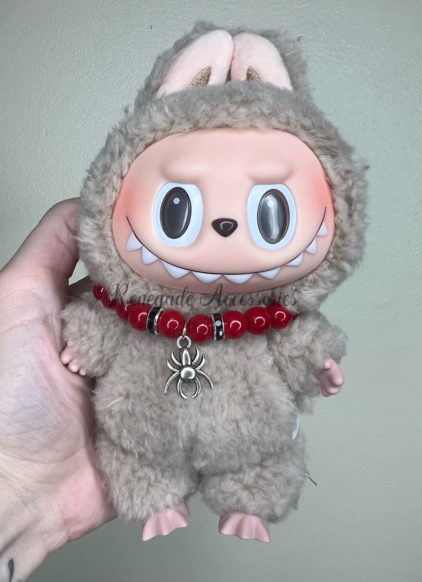 Bubu Necklace - Spider/Red