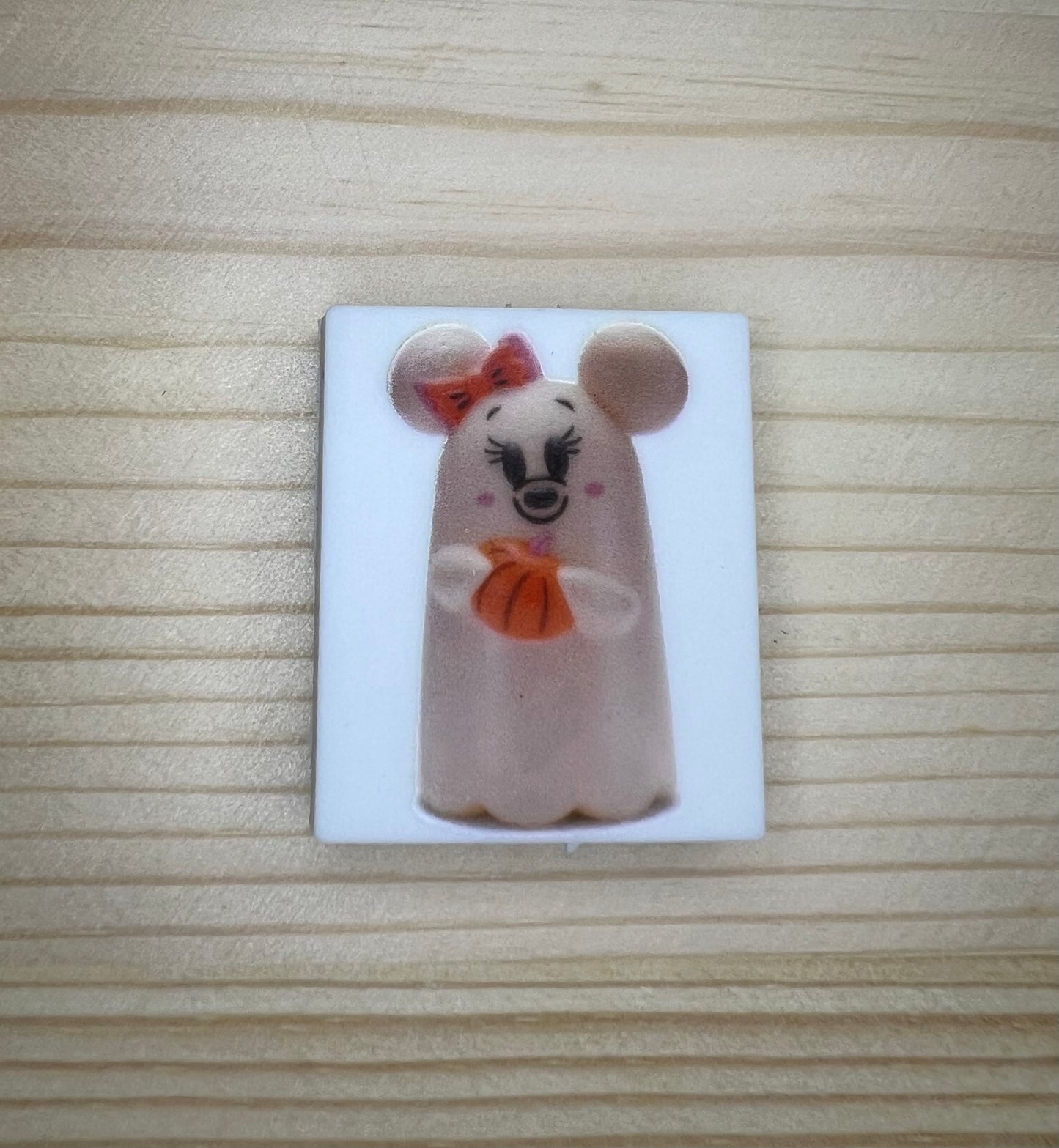 Focal Bead - Mouse Ears Ghost Girl - EXCLUSIVE