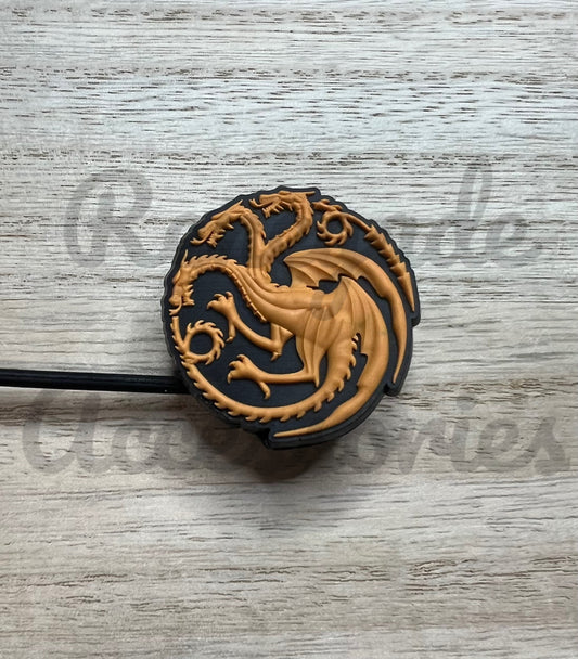 Straw Topper - GOT - Dragons