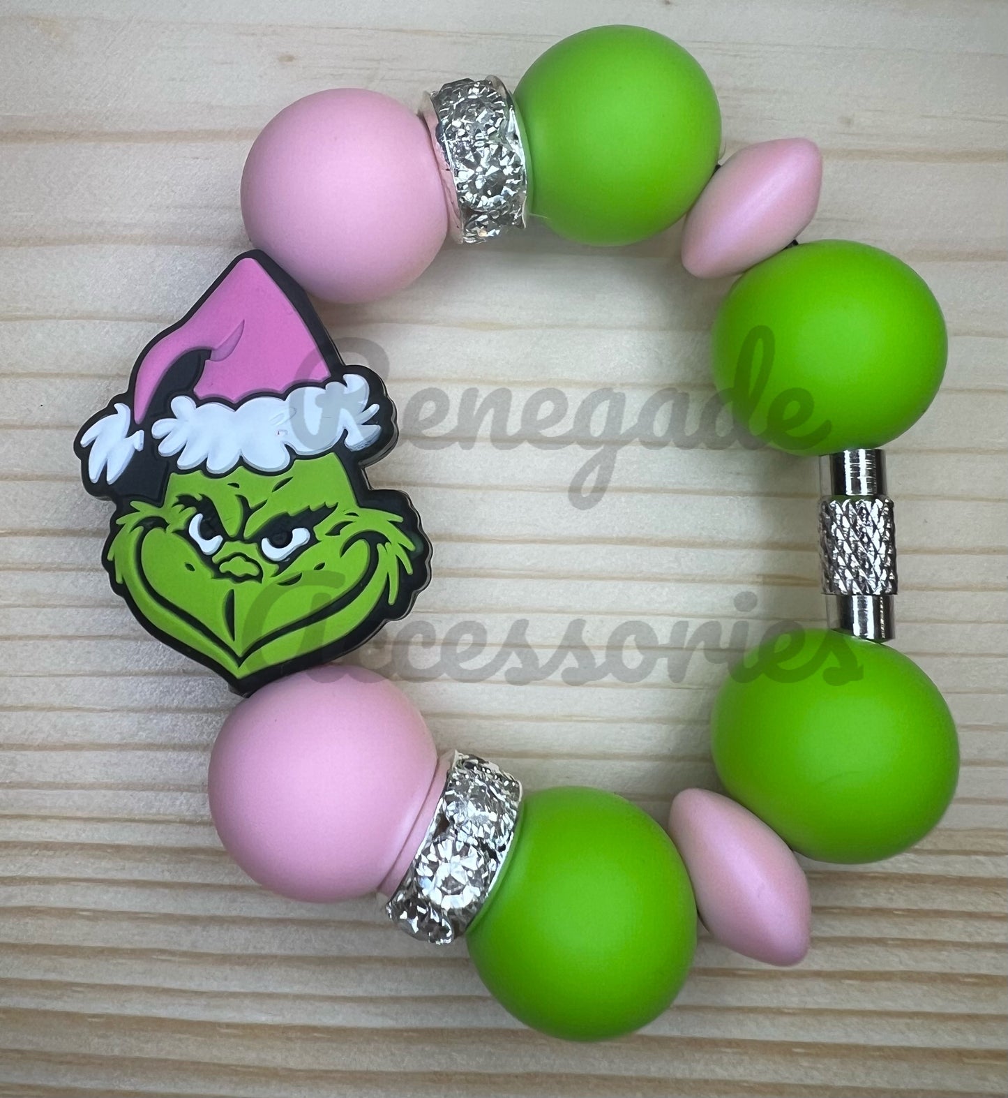 Silicone Charm - Christmas Green Guy