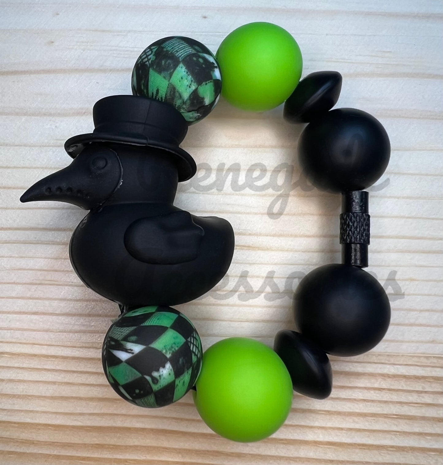 Silicone Charm - Mask Duck