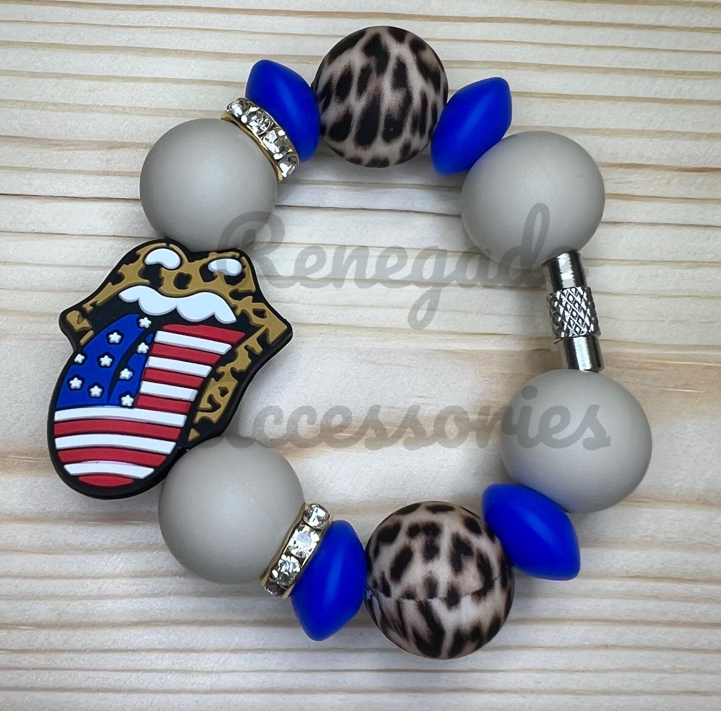 Silicone Charm - Cheetah Tongue