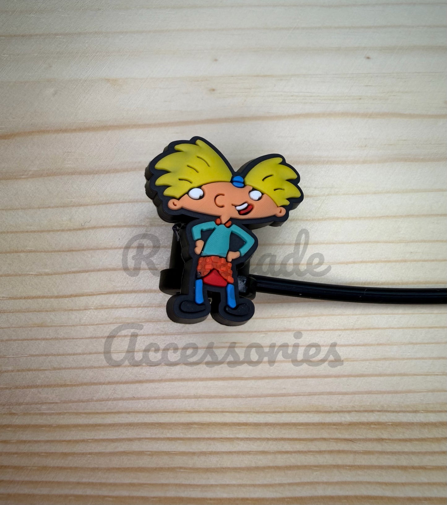 Straw Topper - Arnold Character
