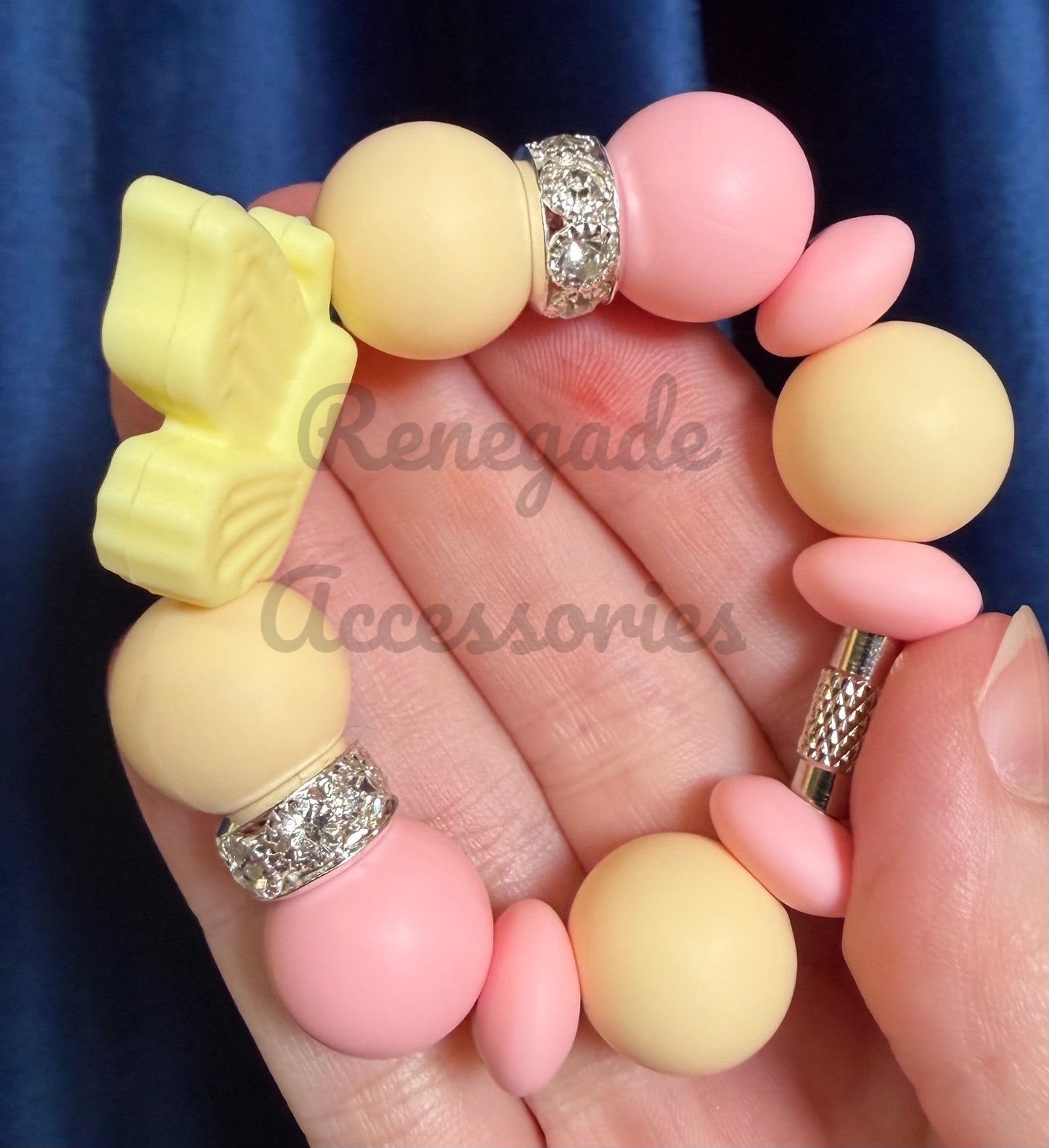 Silicone Charm - Yellow Butterfly - Keepsake