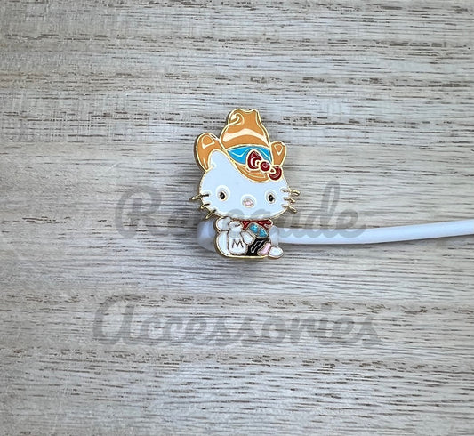 Straw Topper - Metal - HK Cowboy