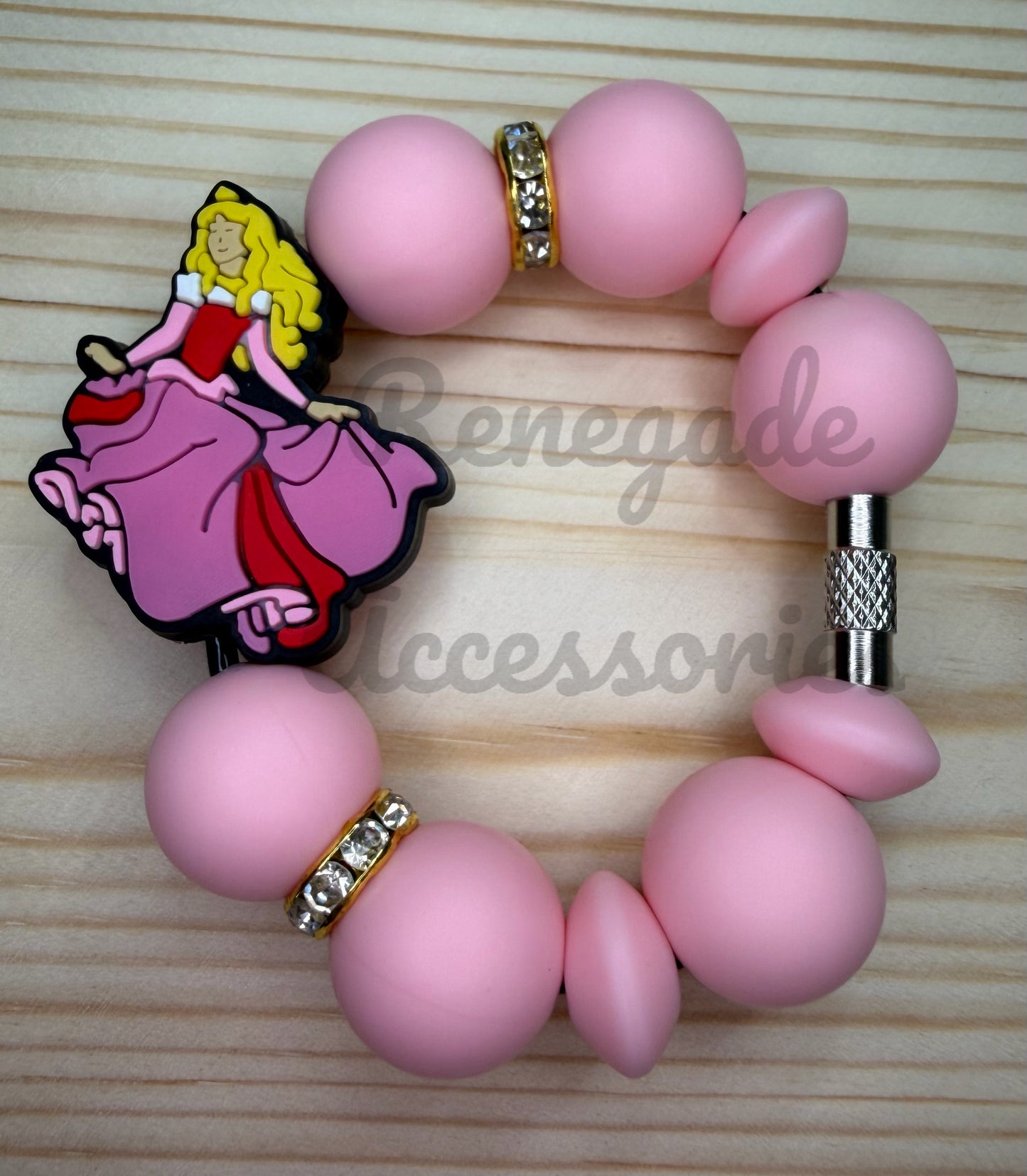 Silicone Charm - Sleeping Princess