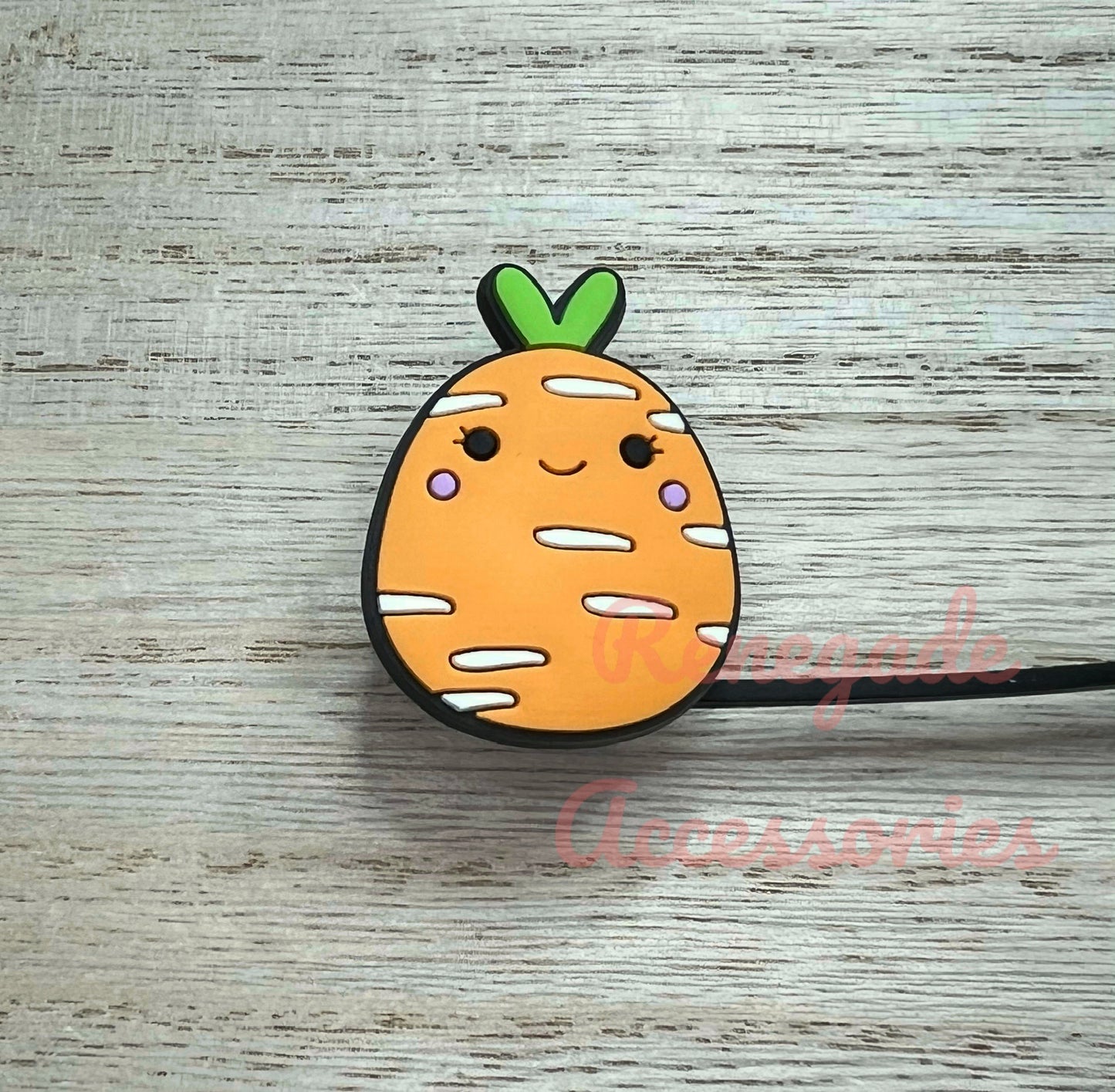 Straw Topper - Squish Carrot