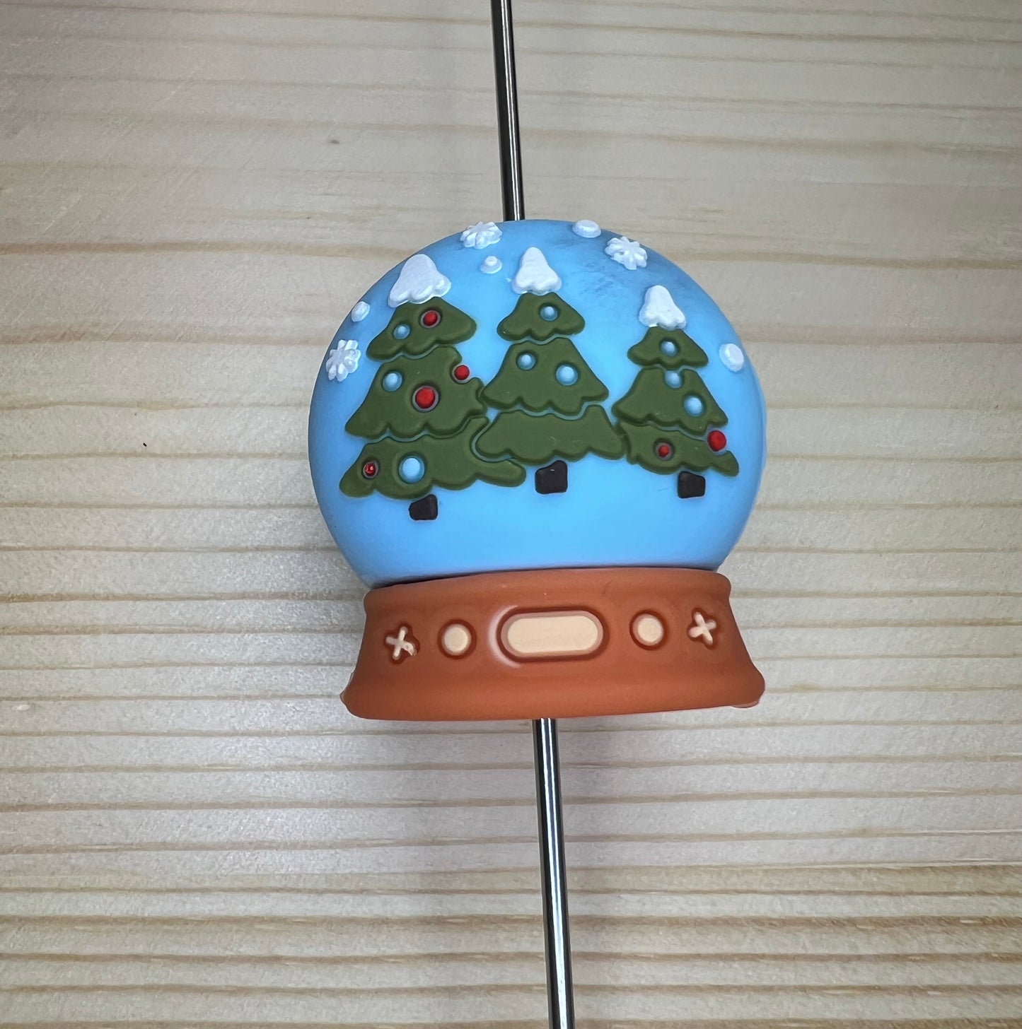 Focal Bead - Snow Globe - Double Sided (Large)
