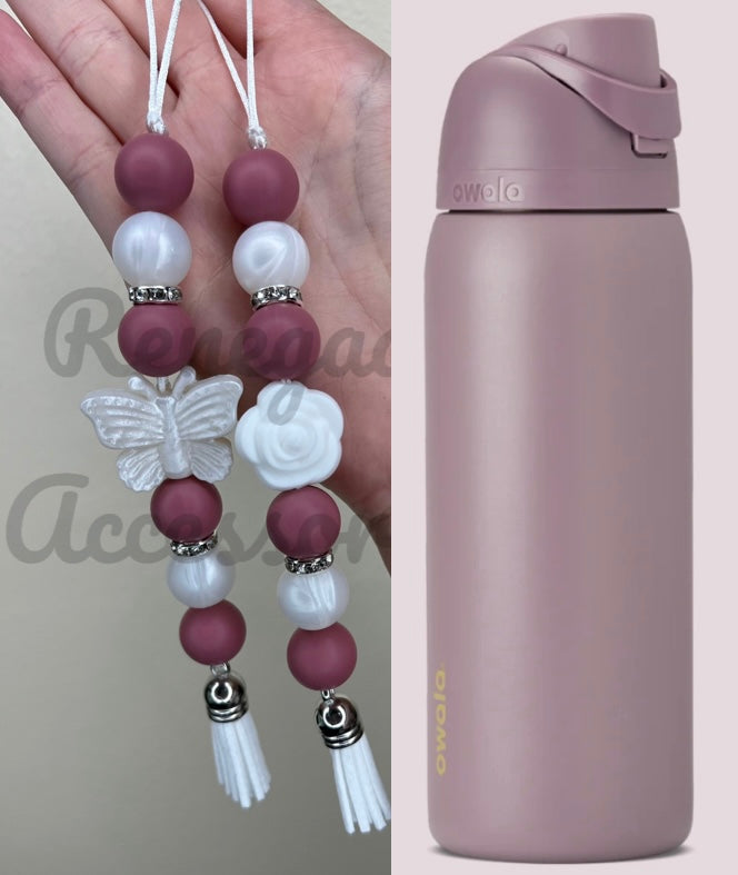 Silicone Charm - Enchanted Charms - White Rose - Spring Revival