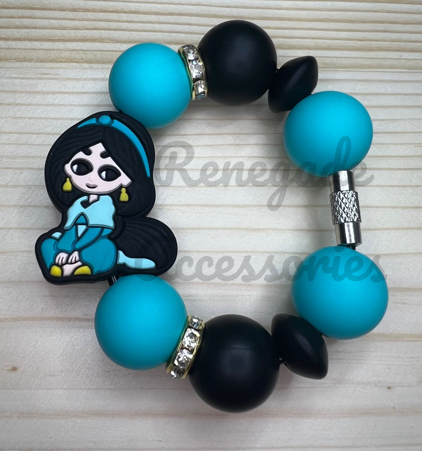 Silicone Charm - Magic Carpet Princess