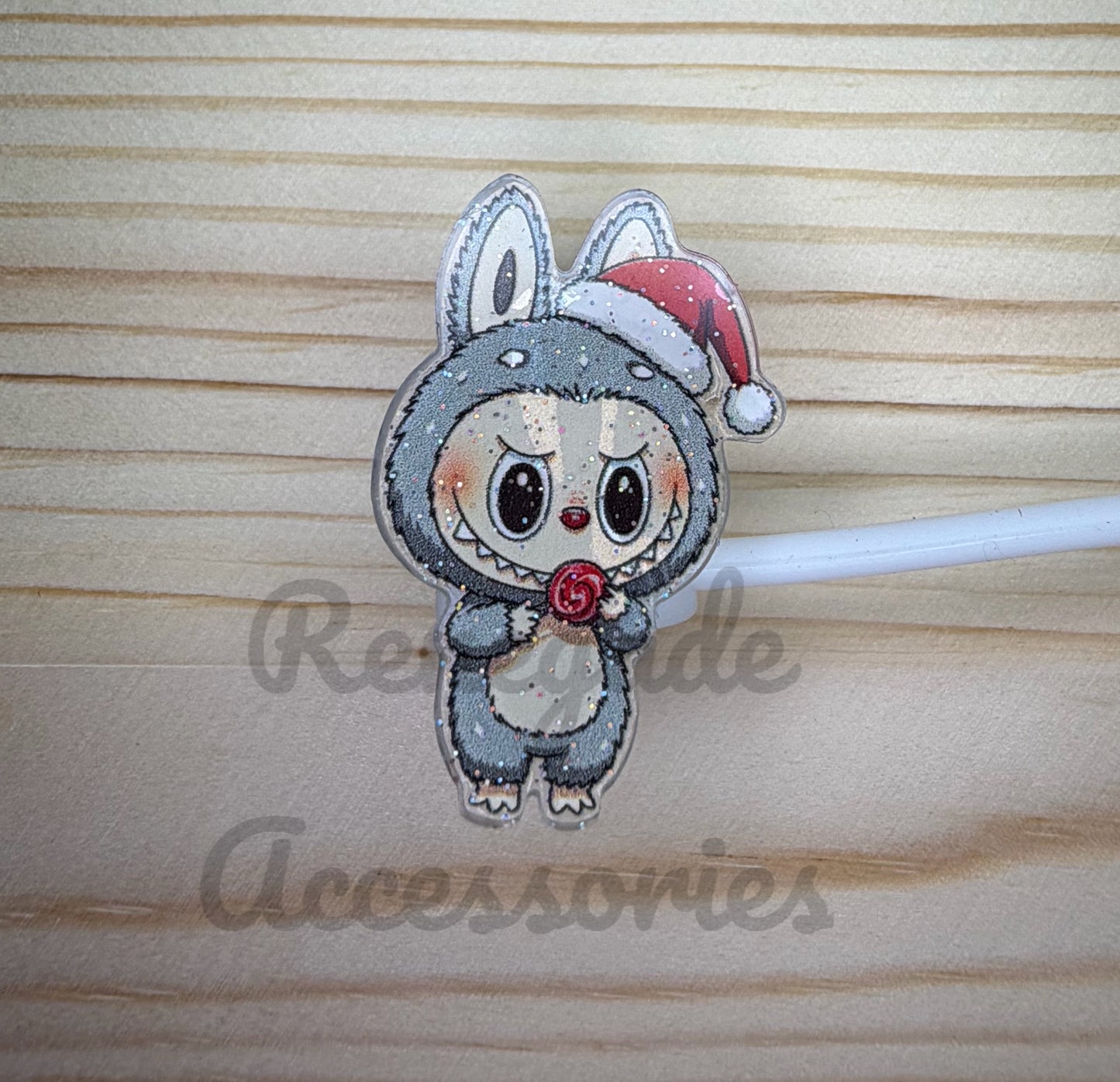 Straw Topper - Bubu Santa Hat