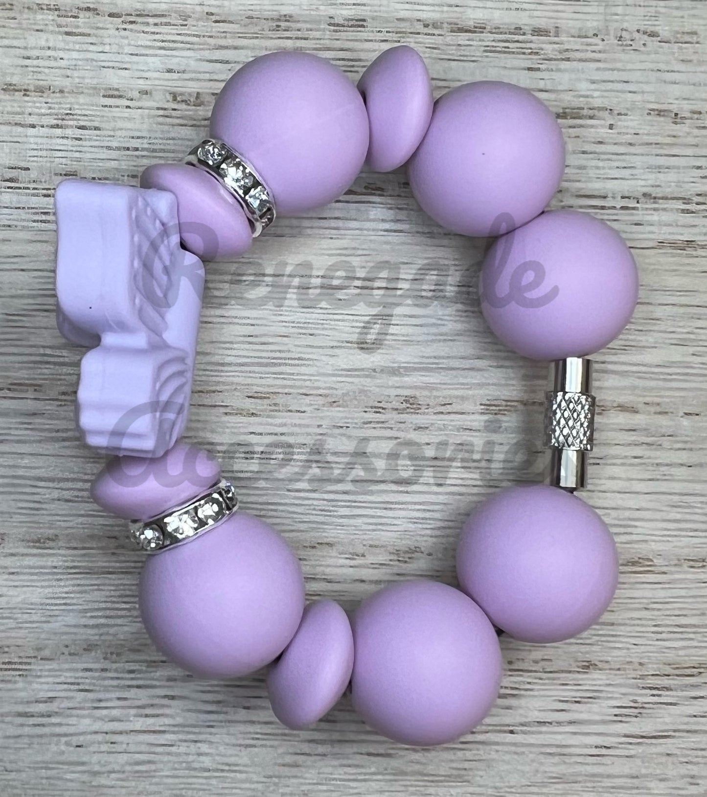 Silicone Charm - Iris Butterfly