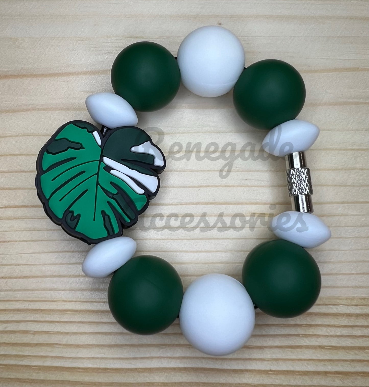 Silicone Charm - Monstera
