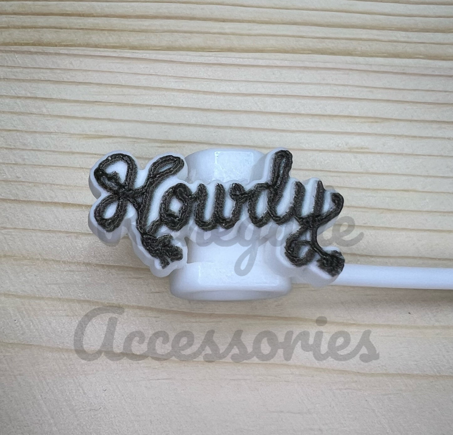 Straw Topper - Howdy